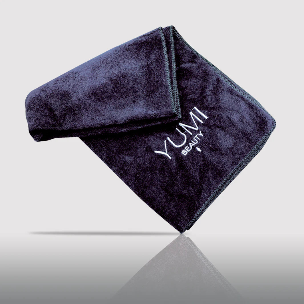 Toalla de microfibra, negra