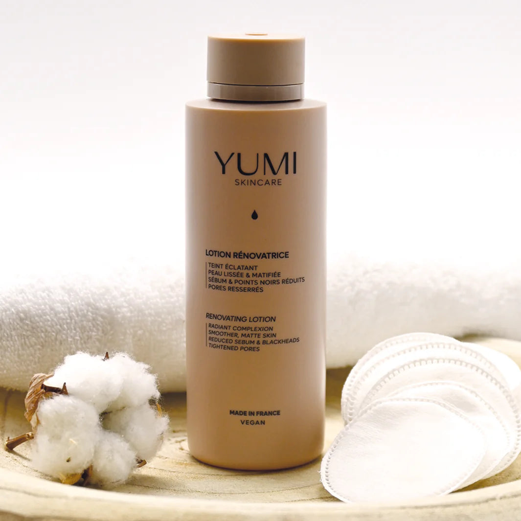 Loción nutritiva, limpiadora e iluminadora.