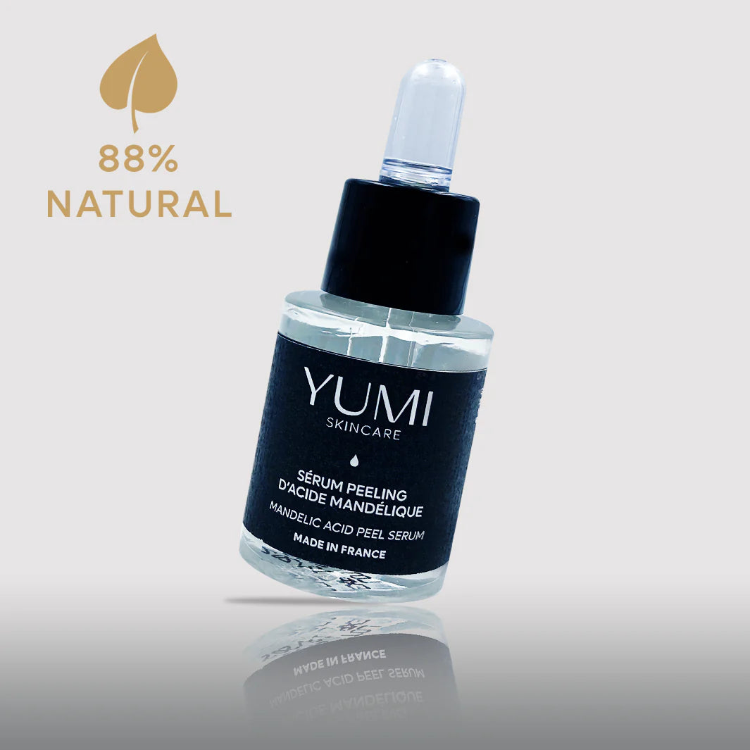 Suero facial exfoliante de almendras