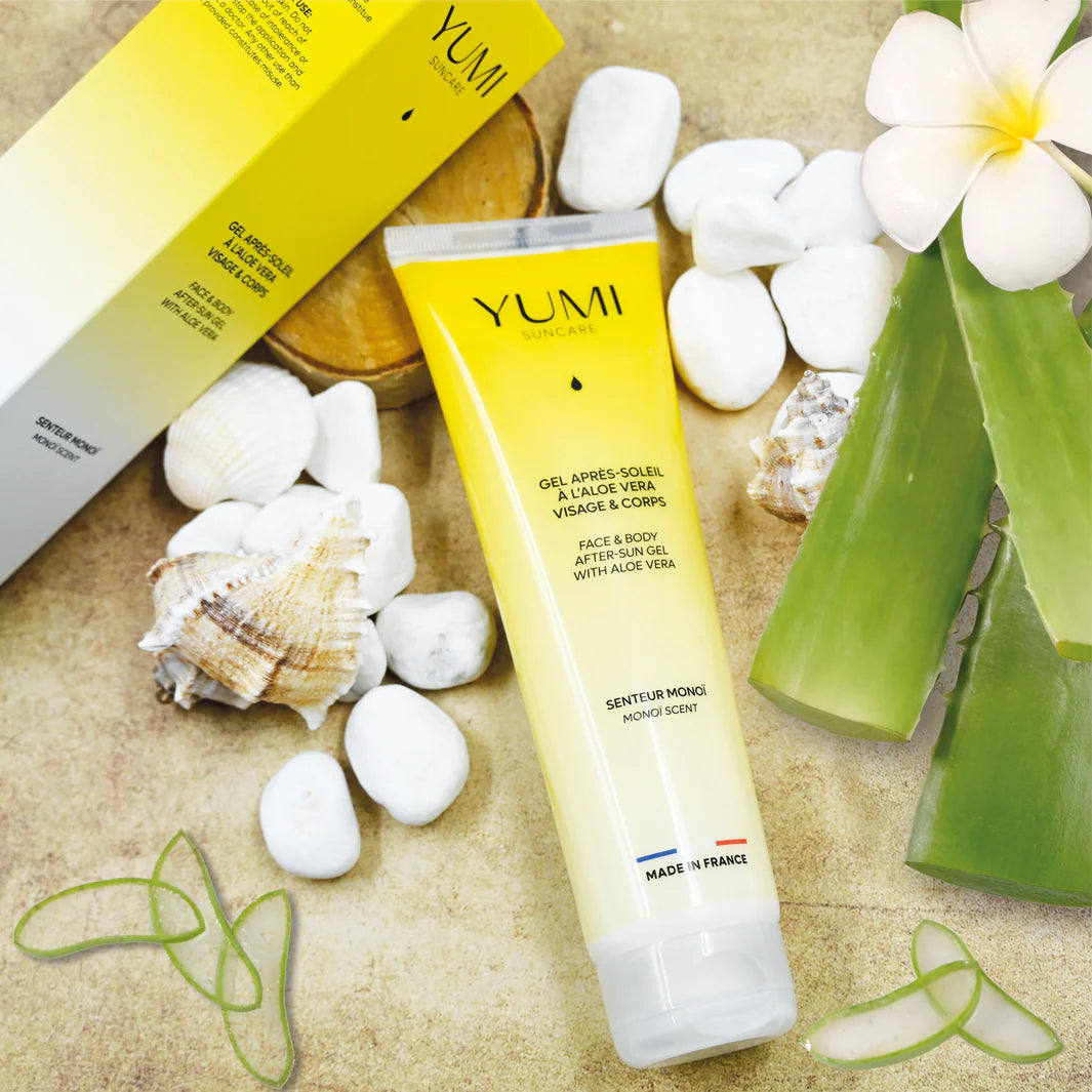 Gel reparador para después del sol con aloe vera
