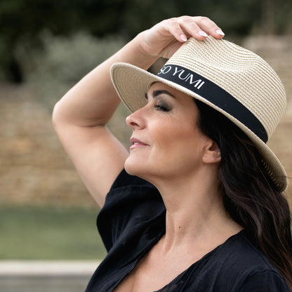 Sombrero de paja "Tan sexy, tan Yumi"