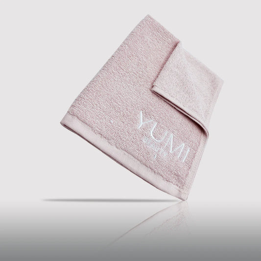Toalla de algodón rosa Yumi Feet