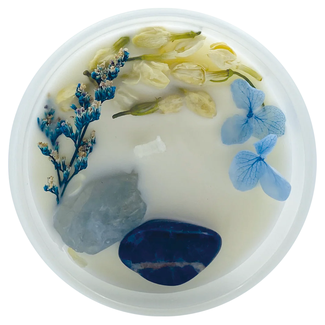 Vela perfumada "Douce Aura", notas olfativas arándano y cupcake