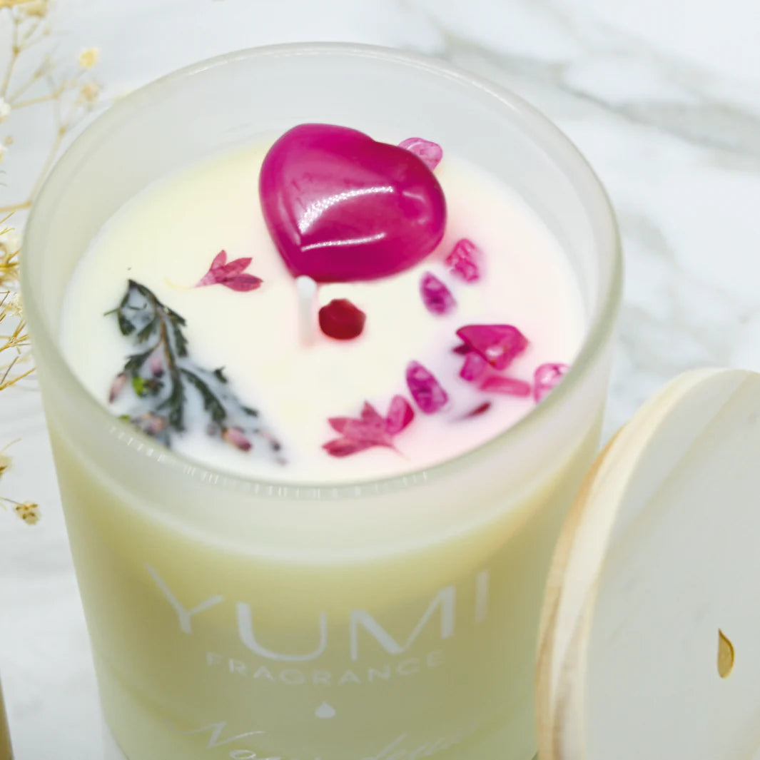 Vela perfumada "Nous Deux", notas aromáticas de melocotón y té oolong