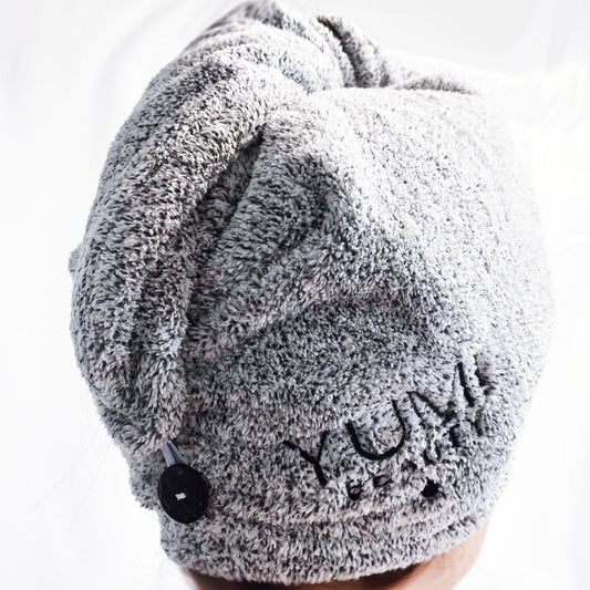 Toalla para el cabello hecha de fibra de bambú 