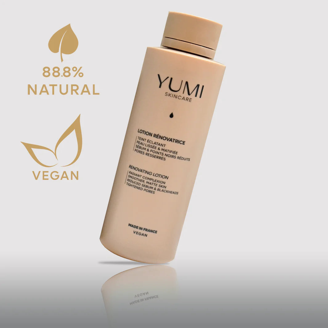 Loción nutritiva, limpiadora e iluminadora.