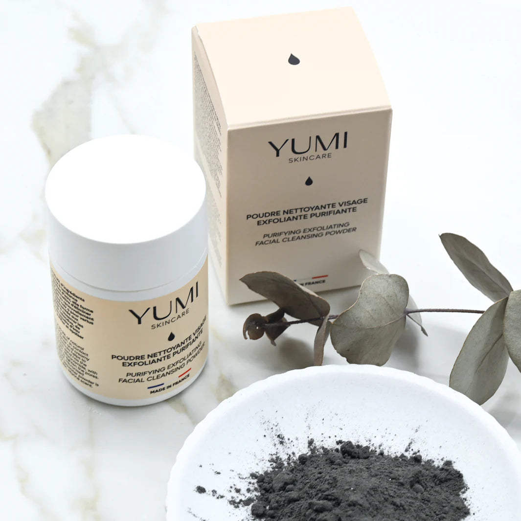 Polvo limpiador facial, exfoliante limpiador