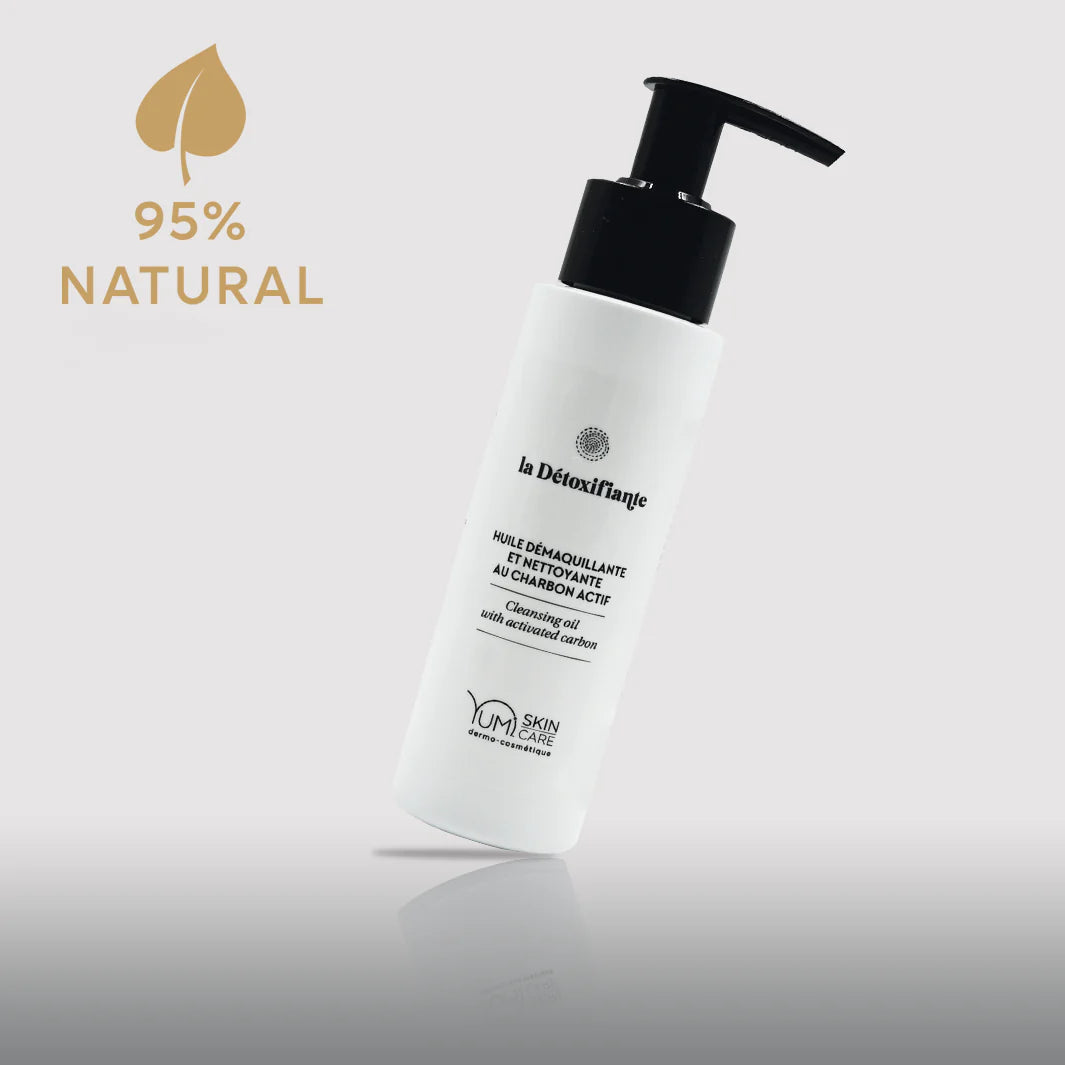 Aceite de limpieza con carbón activado