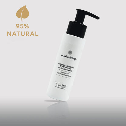 Aceite de limpieza con carbón activado