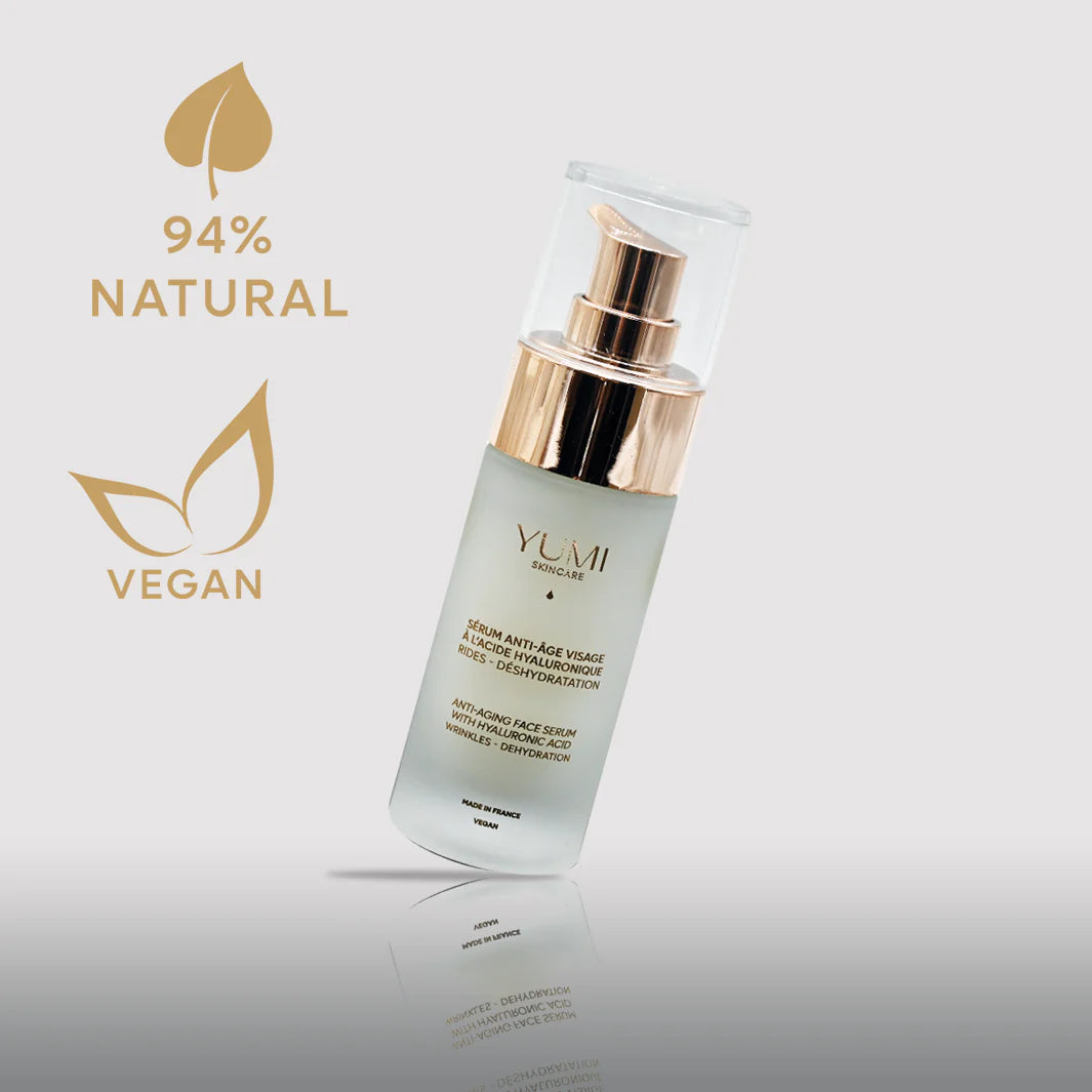 Crema facial antiedad con ácido hialurónico (30 ml)